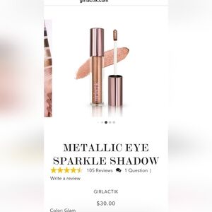 Girlactik Metallic Eye Sparkle Shadow Color-Glam New in Box